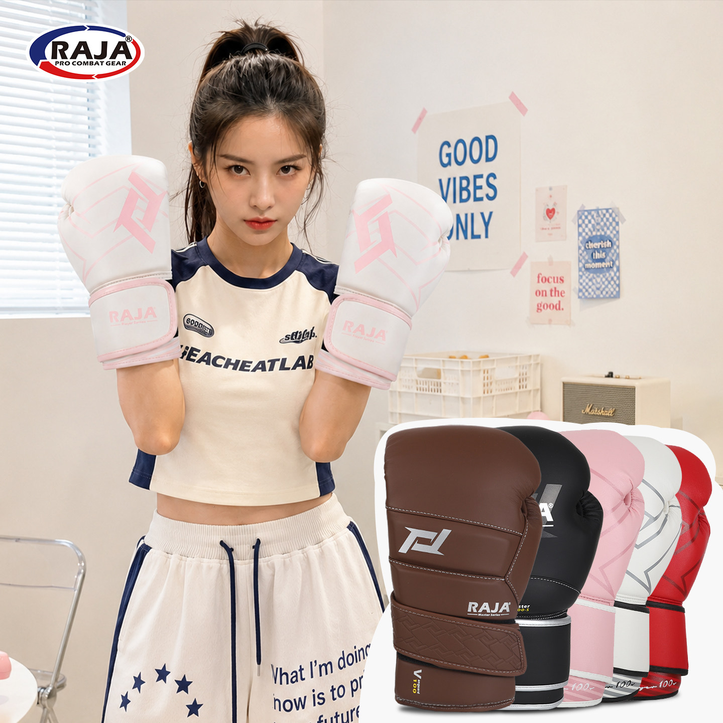 Боксерские перчатки RAJAH Muay Thai из воловьей кожи из микрофибры, мужские и женские тренировочные перчатки для соревнований по Санда, профессиональные боевые перчатки из натуральной кожи