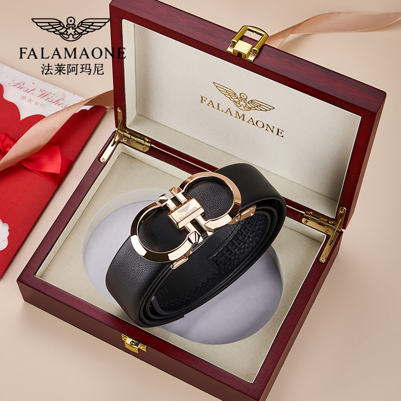 Ремень Falai Armani, мужские кожаные брендовые брюки высокого класса, мужской ремень высокого класса, подарок Танабата для парня