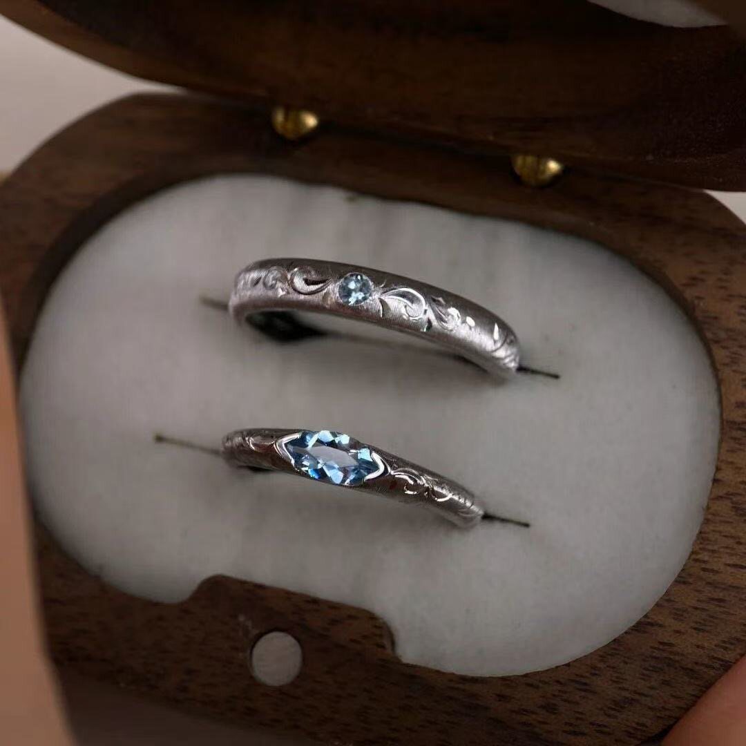 "Sea Salt Love" rings, a niche style on Instagram, exquisite and elegant...