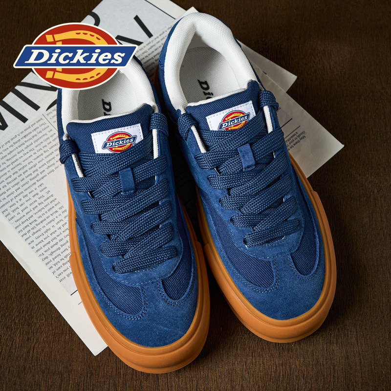 Мужские кроссовки Dickies, новинка 2026 года, мужская обувь, осенняя кожаная обувь на каблуке, мужская повседневная обувь, немецкая обувь для тренировок