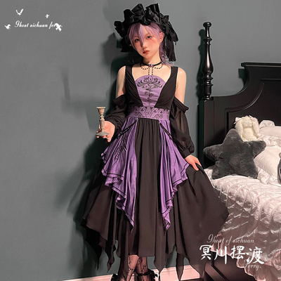 taobao agent 【清仓不再贩】副牌melonshow冥川摆渡JSK魔女暗黑lolita原创设计