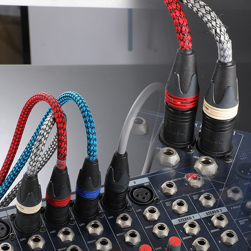 Специальный кабель для студийного микрофона звукозаписи Jianai hair burning grade audio cable L-4e6