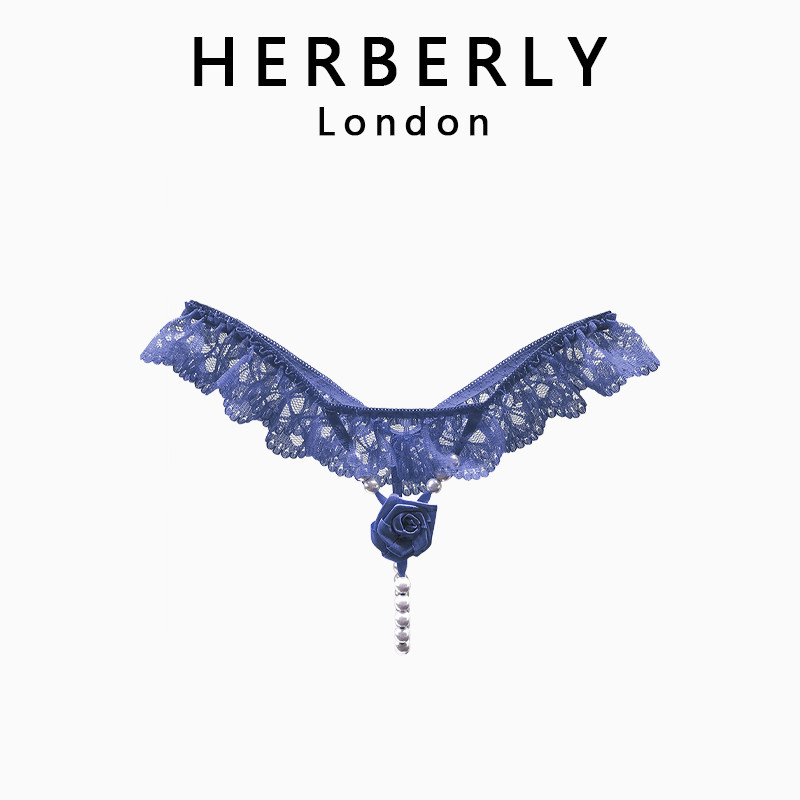 Британские кружевные трусики HERBERLY open file pearl temptation ручной работы с розовыми свадебными сексуальными стрингами pure desire