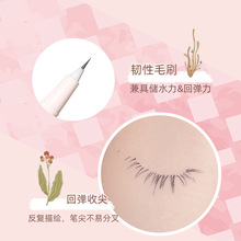 NOVO double pupil water cutting extremely fine eyeliner liquid pen waterproof and non smudging lasting lower eyelashes superfine eyeliner silkworm laying