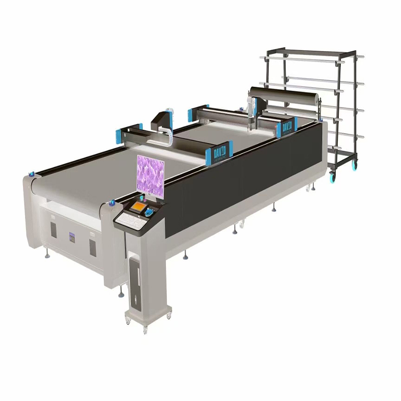 Jinan Keda CNC vibrating knife cutting multi-layer cutting bed vibrating knife pearl cotton cutting machine video tutorial