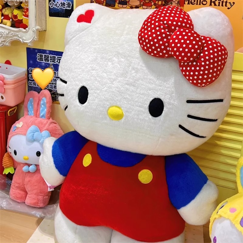 Кукла Hello kitty большого размера, плюшевая кукла Hello kitty, милая кукла KT cat, специальная подушка для сна для девочек
