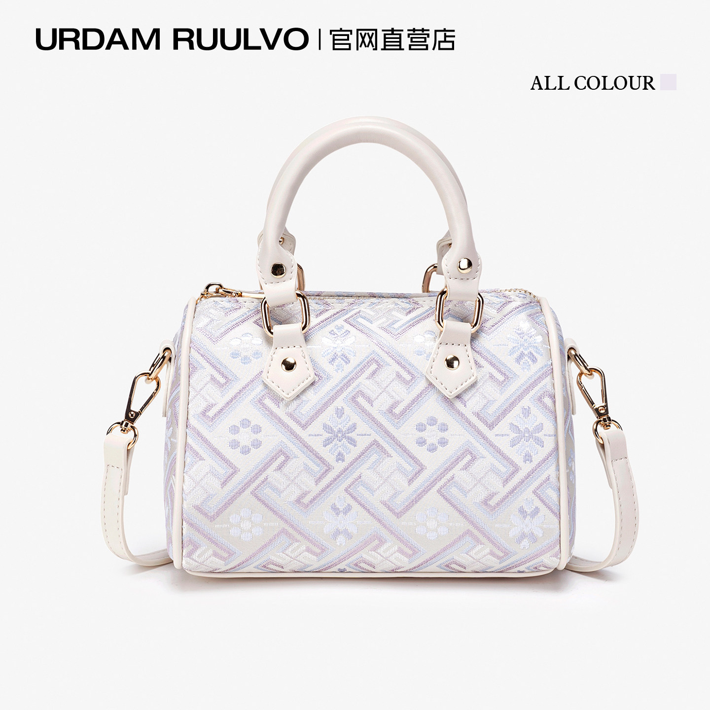 U & R Guangxi Нематериальное культурное наследие Чжуанцзинь портативная сумка-подушка женская 2026 новая ежедневная пригородная сумка-мессенджер на одно плечо