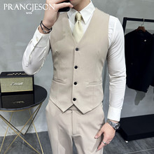 2024 suit, vest, men's set, Korean version, slim fit, oversized wedding groomsman suit, spring youth, work, leisure, formal attire