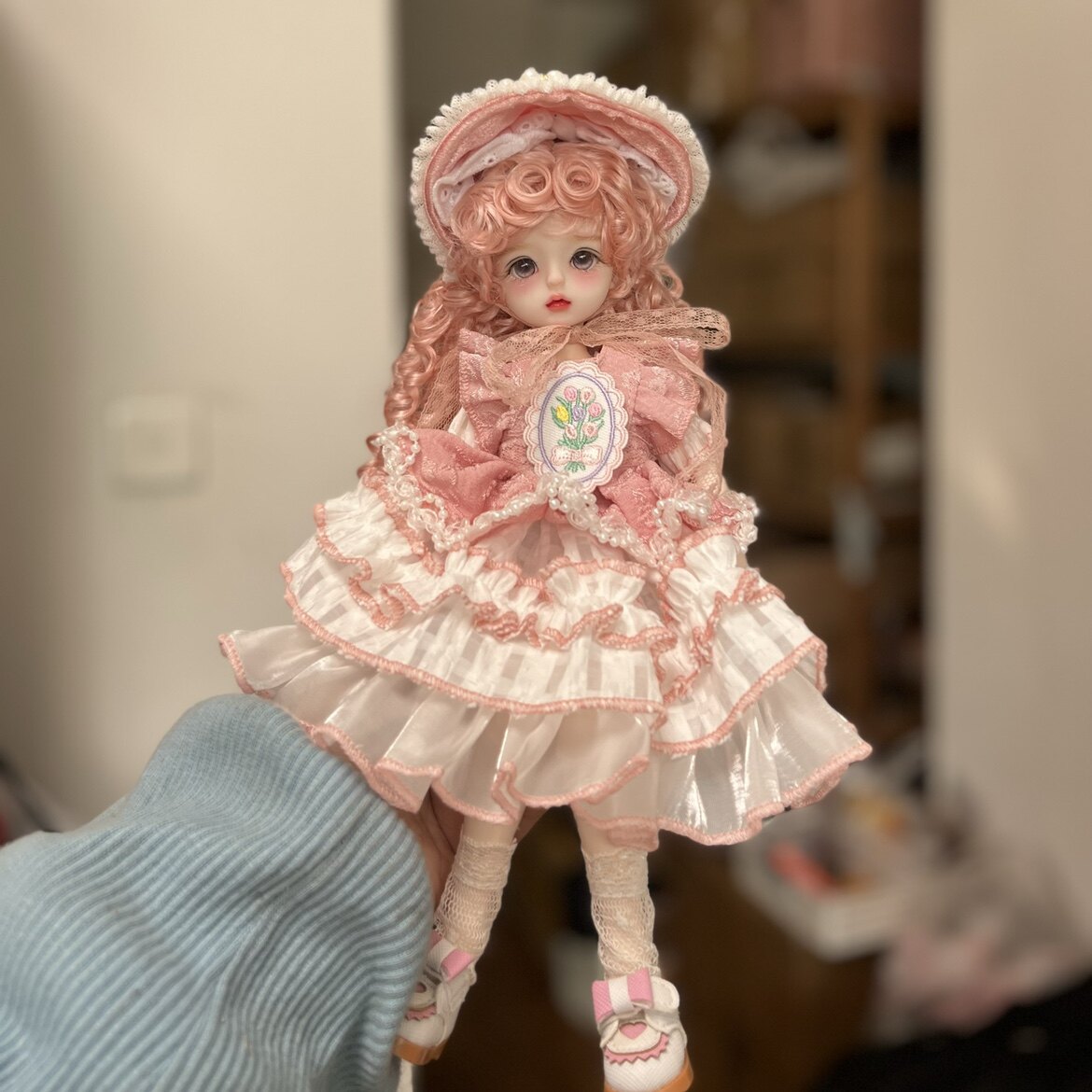 30 см BJD кукла для макияжа, кукла с 6-точечным соединением, 3D кукла с настоящими глазами, игрушка для девочек, кукла-наряжалка