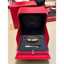 Cartier / Cartier Классический браслет любви 18K розовый золотой узкий браслет без бриллиантов