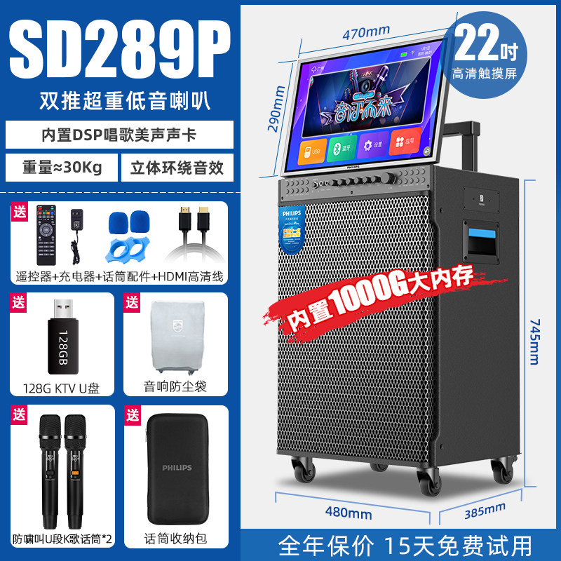 Аудиосистема Philips SD289A/289P для семейного KTV караоке-караоке 