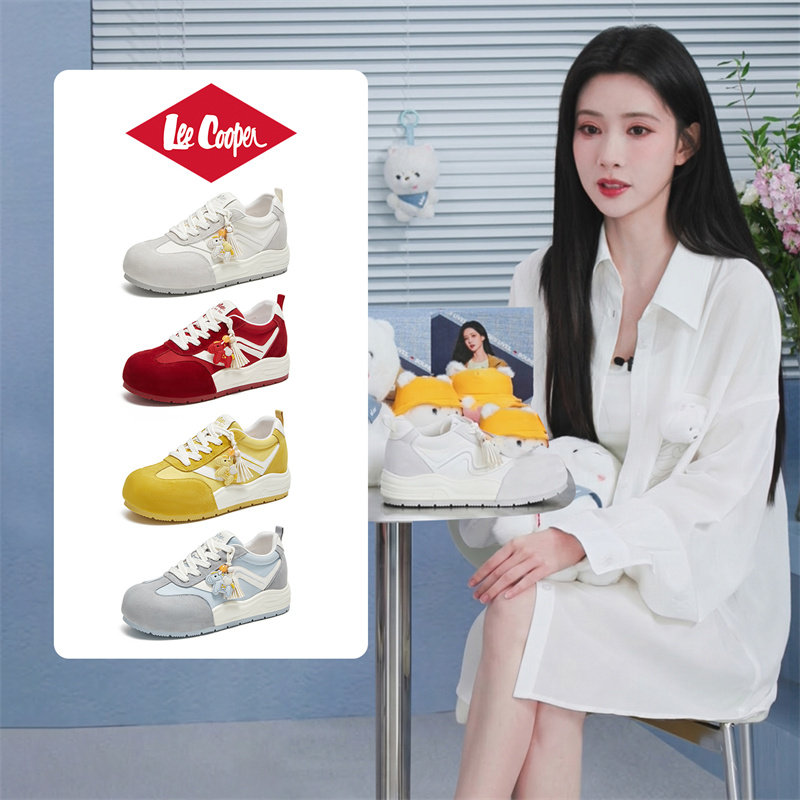 [Рекомендовано сестрой Кей] Lee Cooper [Получите деньги прямо сейчас] Немецкая обувь для тренировок, новая женская повседневная обувь 2026 года.
