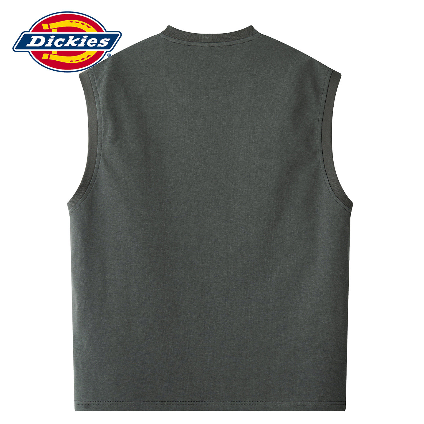 Dickies/ летний дышащий жилет в стиле трехмерной строчки, мужская рубашка без рукавов с круглым вырезом, новинка 2026 года, tide