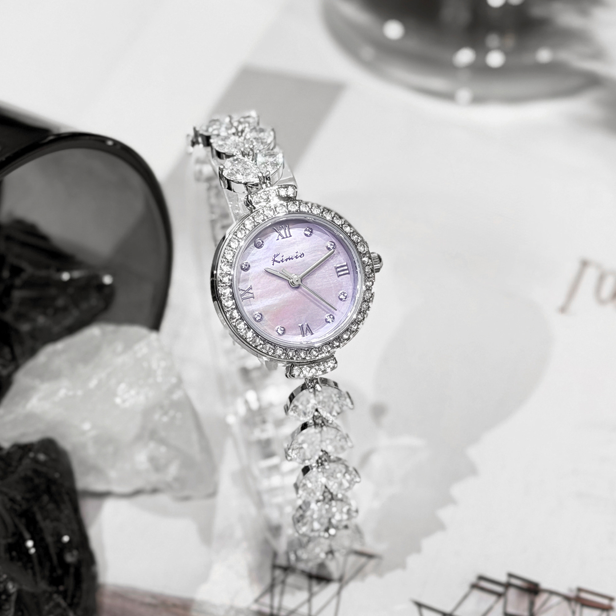 Часы-браслет серии KIMIO Mermaid watch KIMIO watch Женские легкие роскошные нишевые часы для женщин высокого класса, подарок на день рождения