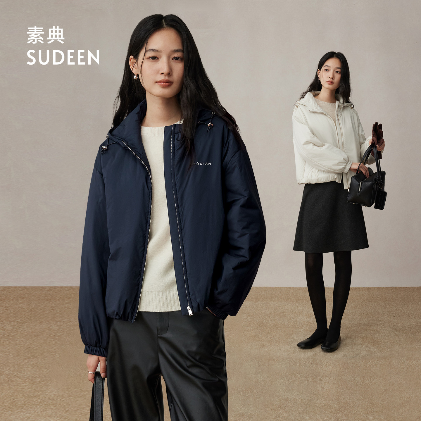[3M New Xueli] Легкая теплая хлопковая куртка Su Dian, женская 26-летняя зимняя новая повседневная ветрозащитная короткая куртка с капюшоном