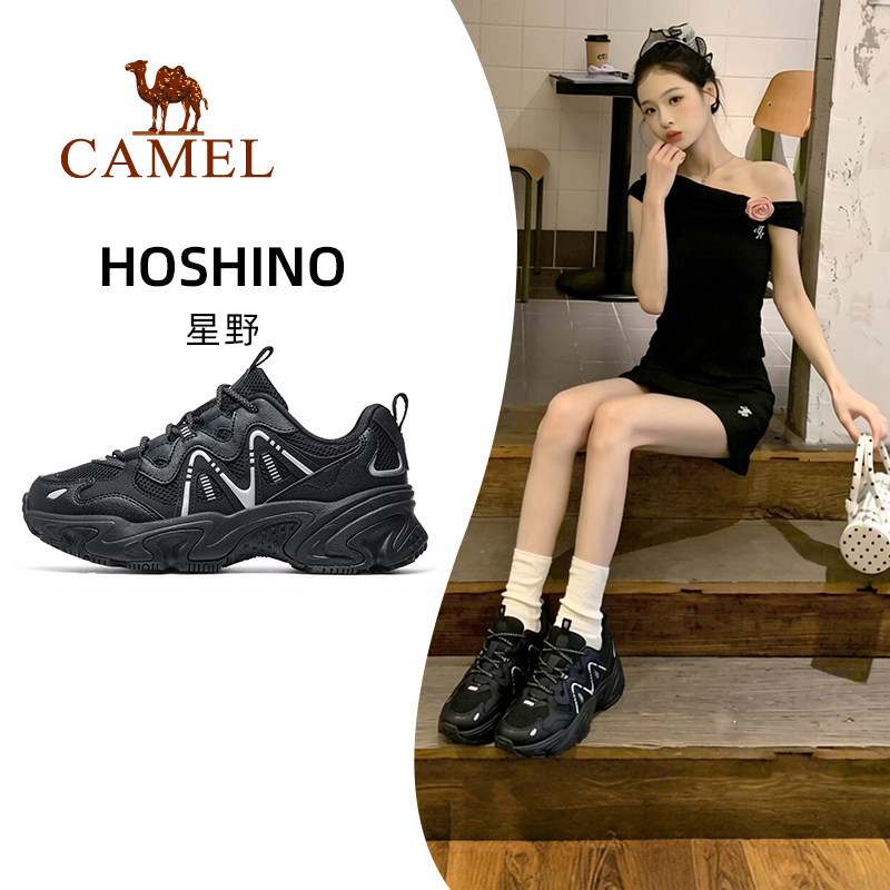 Женская спортивная обувь Camel Hoshino; сезон осень; новинка 2025 года; дышащая женская обувь на толстой подошве; повседневная обувь для папы