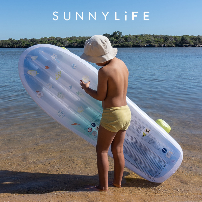 Детская надувная доска для серфинга Sunnylife плавающая кровать Австралия ins чистая красная плавающая кровать для бассейна надувная плавающая доска