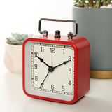 Hanshi креативный металлический светящийся будильник спальня студенческие немые часы настольные детские часы для девочек маленькие часы HA42