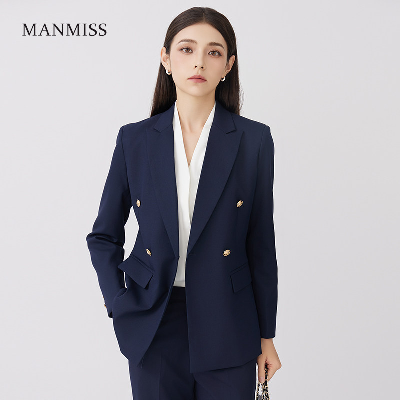 Мужской костюм MANMISS, костюм для профессиональной карьеры женщин, пригородное собеседование, публичный экзамен, официальный пиджак, костюм высокого класса.