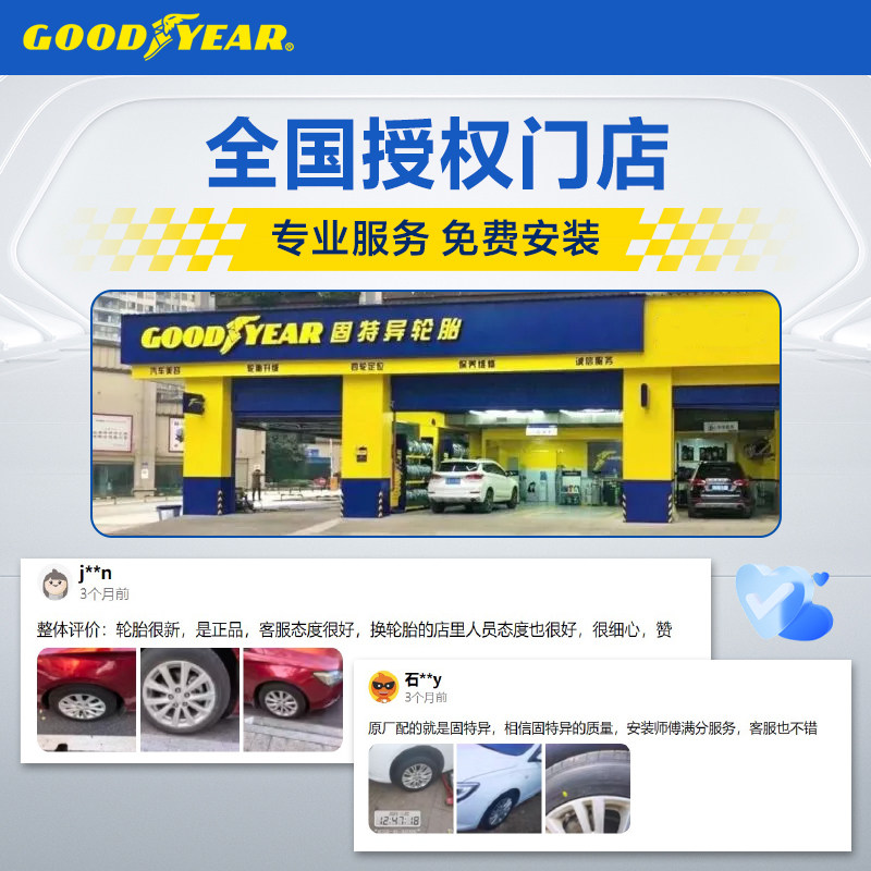 Шина Goodyear 225/45R18 95W с асимметричным рисунком Yingchi F1 3-го поколения XL подходит для Lynk 03