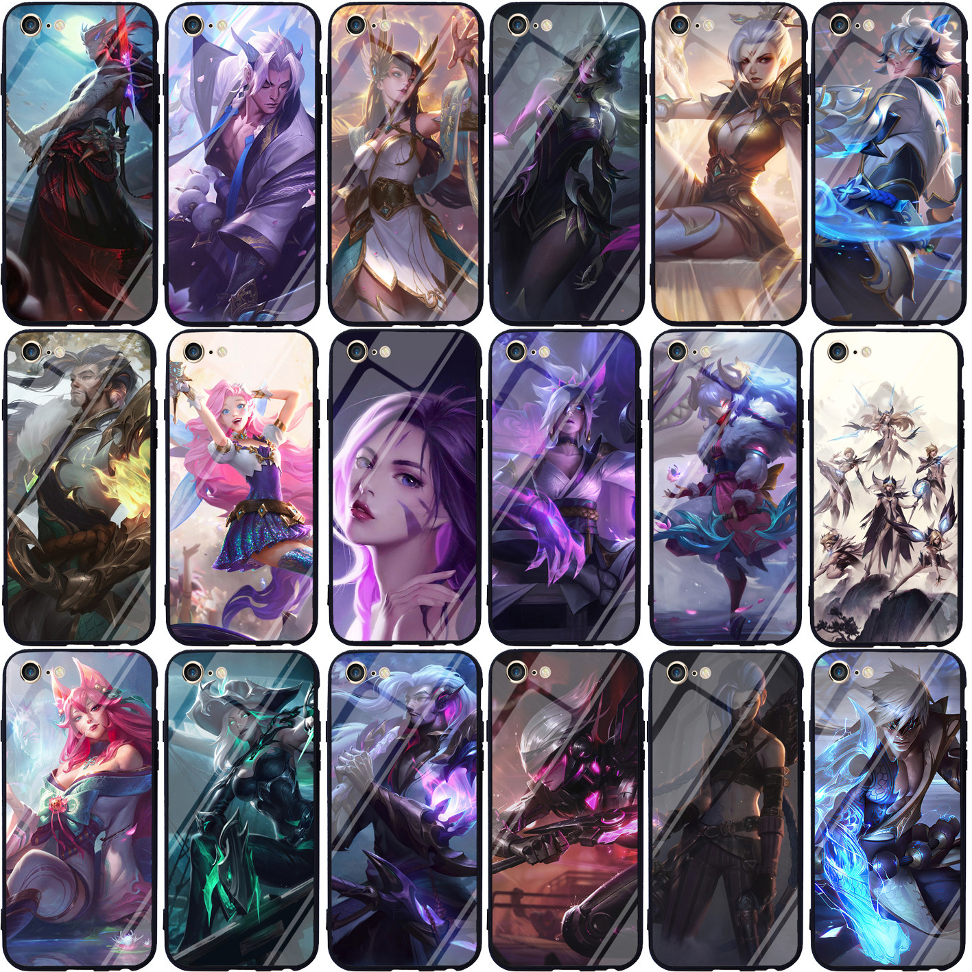 Чехол для мобильного телефона League of Legends подходит для Apple Huawei OPPOvivo Xiaomi Redmi Glory Black Shark Samsung
