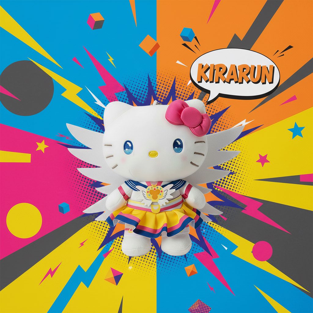 Япония КИРАРУН Сейлор Мун Hello Kitty Мяу Плюшевая кукла Кулон Сумка Кулон Подарок для девочек