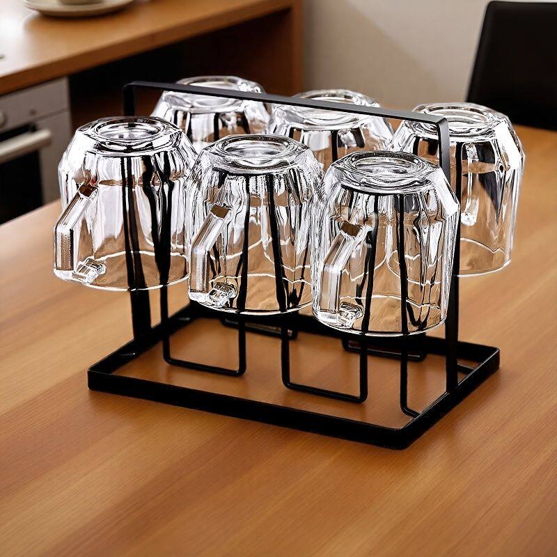 Tianyu Linglan Tianyu Linglan Glass Стеклянный бытовой стакан для воды с ручкой Женский ценный шестиугольный пивной бокал