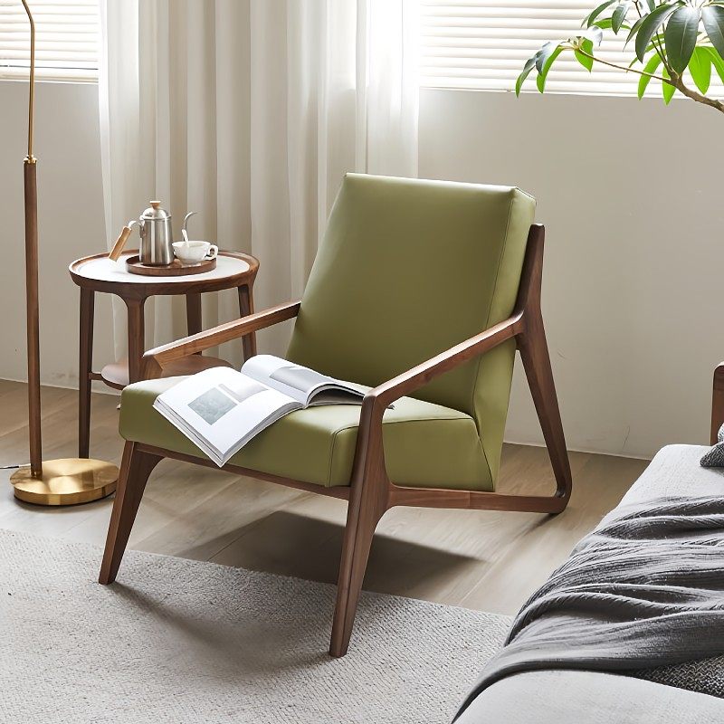 Настраиваемая дизайнерская мебель в новом китайском стиле, легкий роскошный односпальный диван-кресло, современный минималистичный дом отдыха, спальня в североамериканском стиле, черный