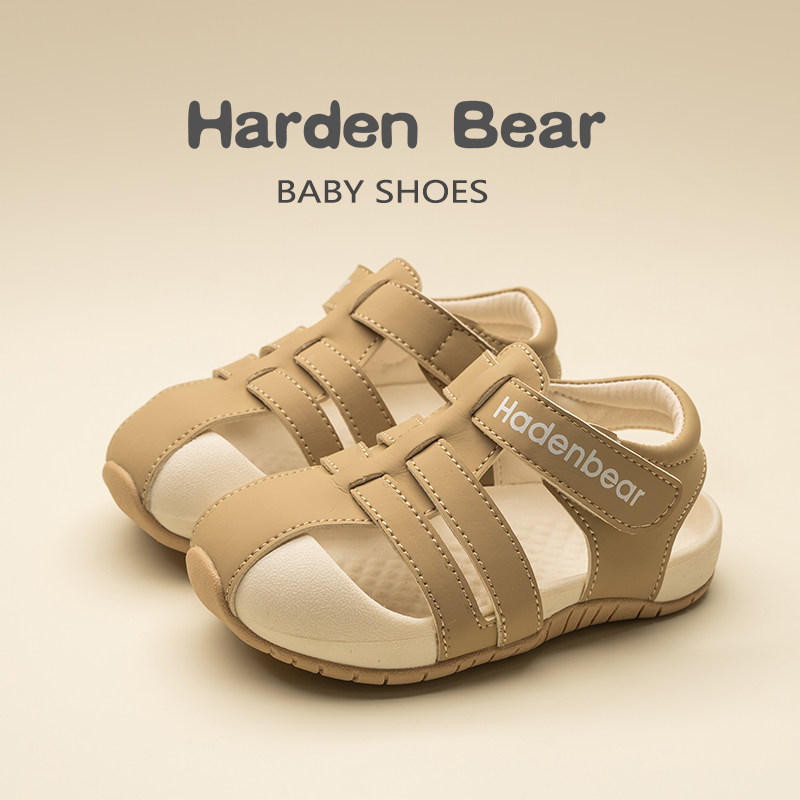 Детская обувь Harden bear/ сандалии Baotou для мальчиков; коллекция 2026 года; новинка лета; спортивная пляжная обувь на мягкой подошве; модная детская обувь для девочек
