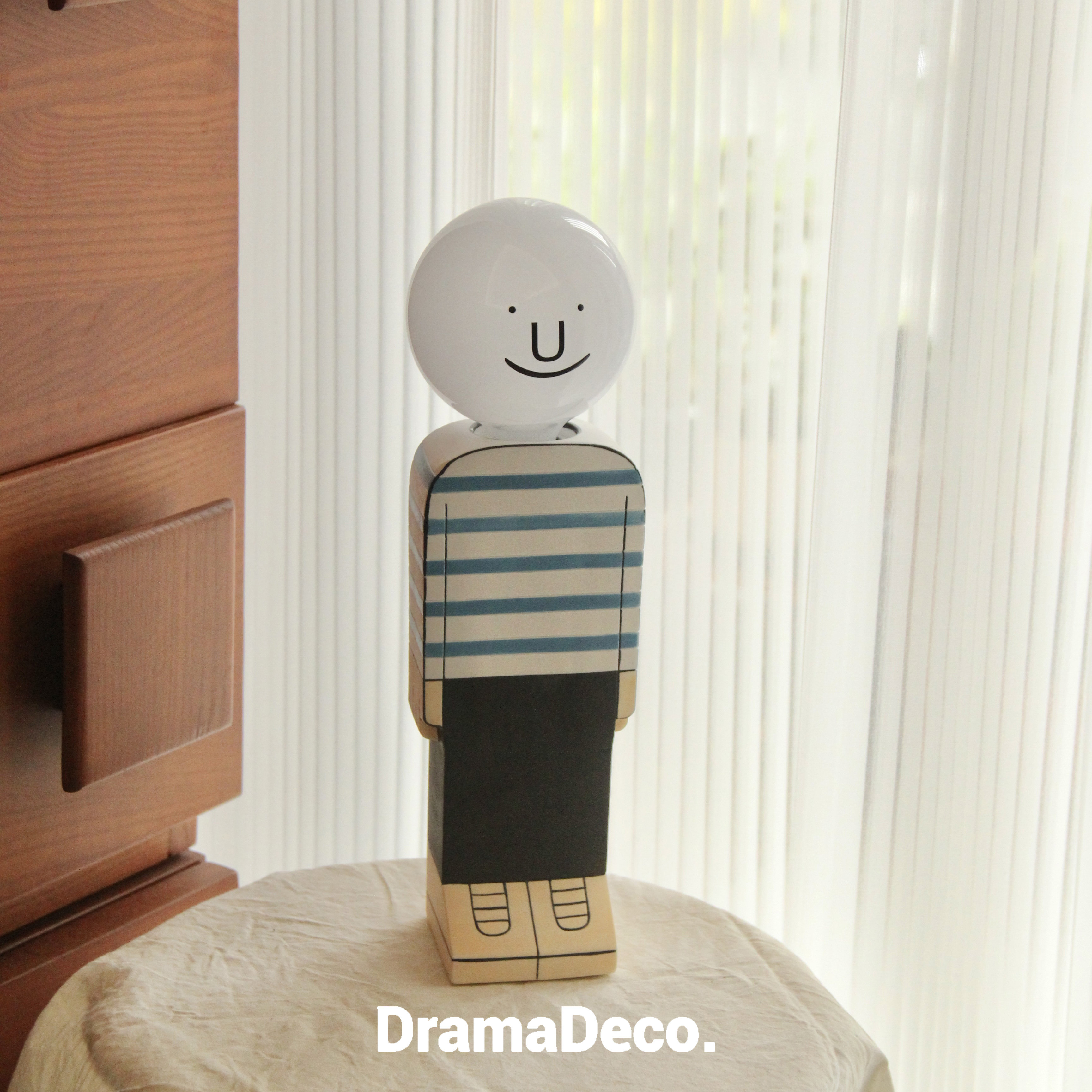 dramadeco/Оригинальная керамическая лампа ручной работы, креативная декоративная лампа, прикроватная лампа, ценный подарок на день рождения, сувенир