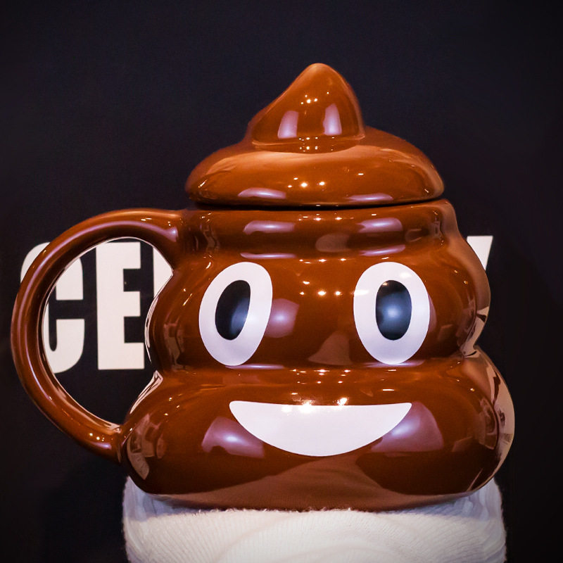 Креативная забавная кружка для какашек Baba ceramic water cup design sense ниша симпатичная пародия на личность офис