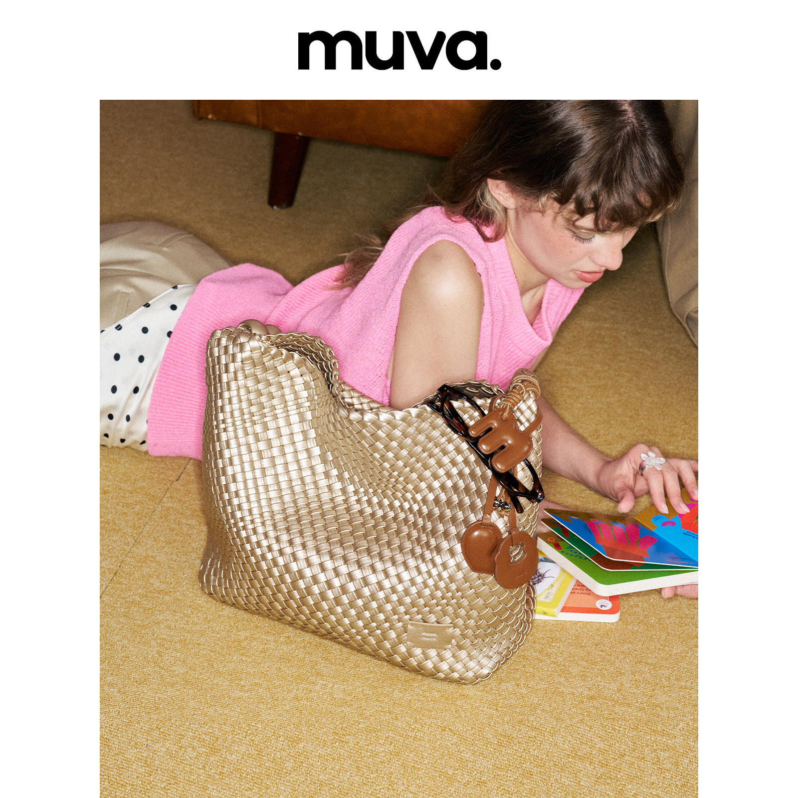 muva большая вместительная сумка ручной работы, женская сумка-тоут для поездок на работу, пляжного отдыха, сумка на плечо, лето 2025, новый стиль