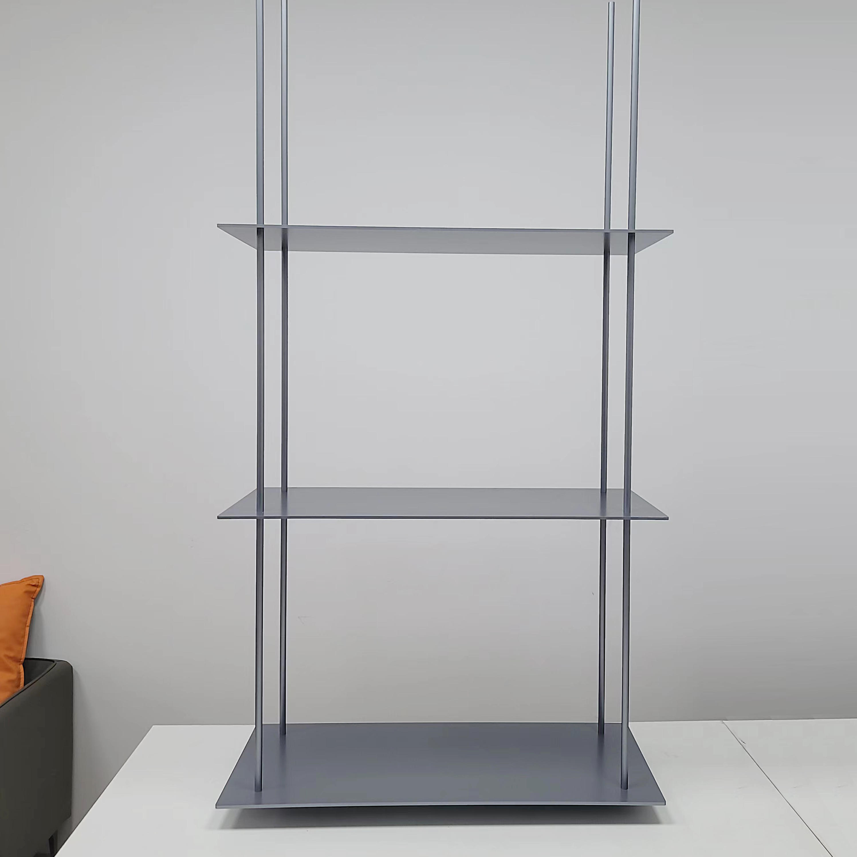 Подъемные стеллажи для книжных полок, металлические подвесные стеллажи, подвесные книжные полки в дизайнерском стиле, современные минималистичные многослойные стеллажи для выставки товаров