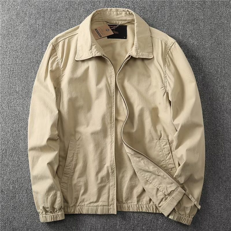 UASK executive jacket куртка мужская весна и осень 2026, новинка, большой размер, высококачественная деловая повседневная мужская ветровка свободного кроя