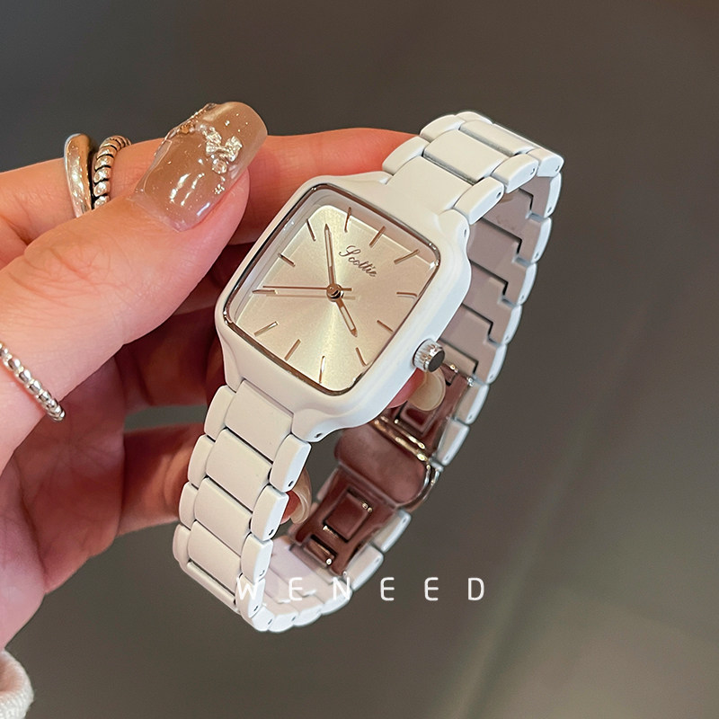 WENEED watch women 2026 новые простые модные легкие роскошные нишевые часы высокого класса, женские часы для девочек, маленькие квадратные часы