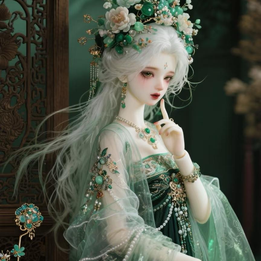 Кукла Guochao bjd в чистом античном костюме, ценная кукла, девочка, которую можно нарядить, украшение кукольной комнаты, слепая коробка