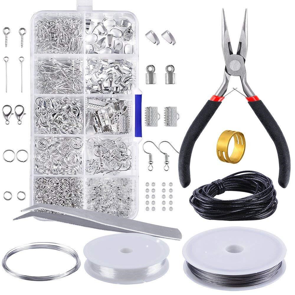 Jewelry Making Starter Kit Set Earring Necklace Repair Tools
