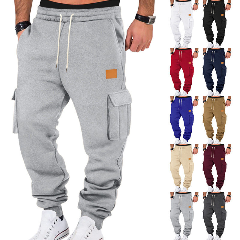 2025 Men's Multi Pocket Workwear Sweatpants