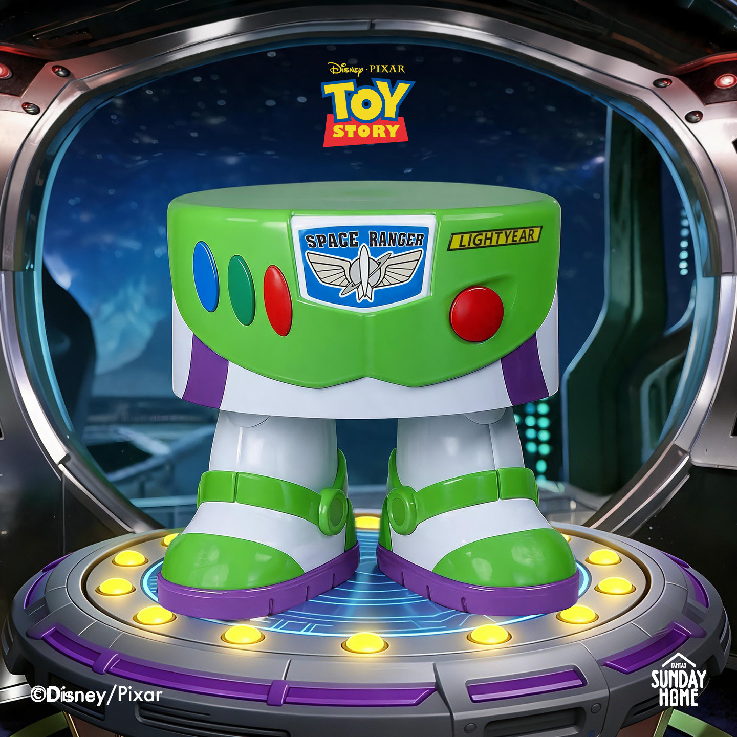【Специальное предложение для предпродажи】 Низкий стул Buzz Lightyear