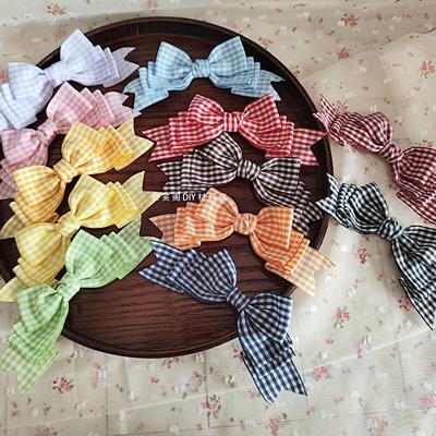 taobao agent 约14-15cm半成品蝴蝶结DIY材料配件辅料满49包邮