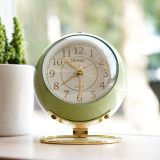Простой будильник ins бесшумный ходячий будильник украшение рабочего стола студенческого общежития краской цвета morandi маленькие часы A08