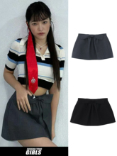 SHUSHUTONG Spring/Summer Fashionable temperament Women's fashion bow short pleated skirt A-line skirt