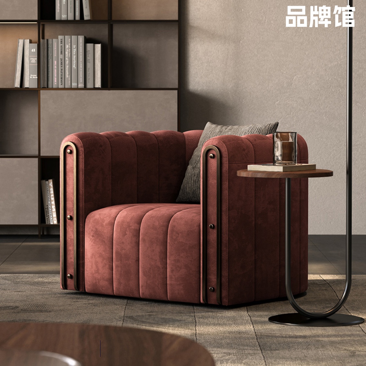 Мебель для всего дома на заказ 2024 новый дизайнерский продукт, кресло для отдыха, большая гостиная с плоским полом, односпальный диван, легкая роскошь