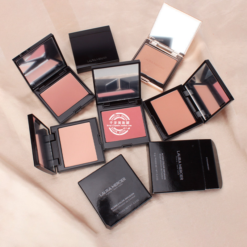 Японская косметика Laura Mercier/монохромные румяна Laura Mercier LM ginger chai натуральные и прозрачные