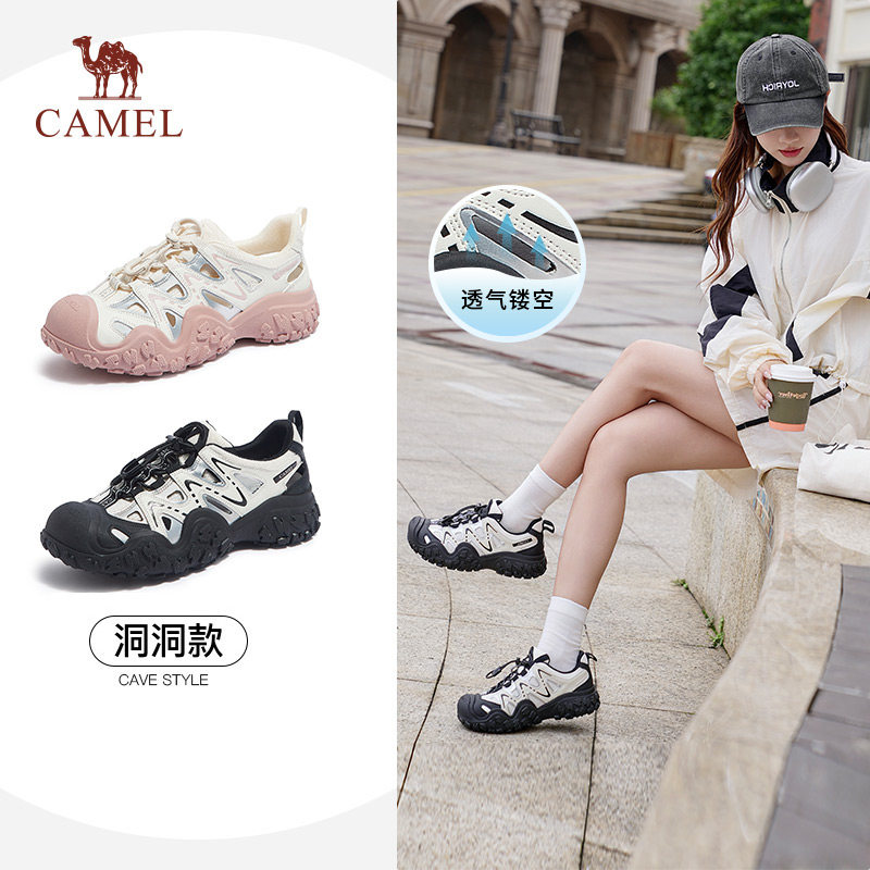 Женская обувь Camel, коллекция 2025 года, летняя новая уродливая милая обувь, спортивные сандалии, походная обувь, женская обувь для верховой езды