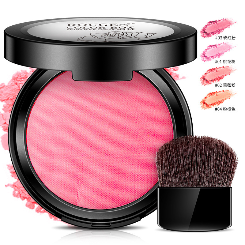 Пудра Watsons original blush rouge powder, стойкий натуральный макияж в стиле ню, осветляет тон кожи, матирующий эффект, красные женские