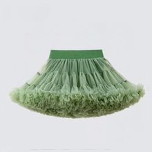 Solid color fluffy pleated cake skirt纯色蓬蓬百褶修身蛋糕裙