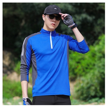 Long sleeved t-shirt for men with 13 years of experience, four colors, long sleeved t-shirt for Chinese team T-shirt, sports single shirt, men's pullover, training quick drying sportswear, autumn top, and base shirt