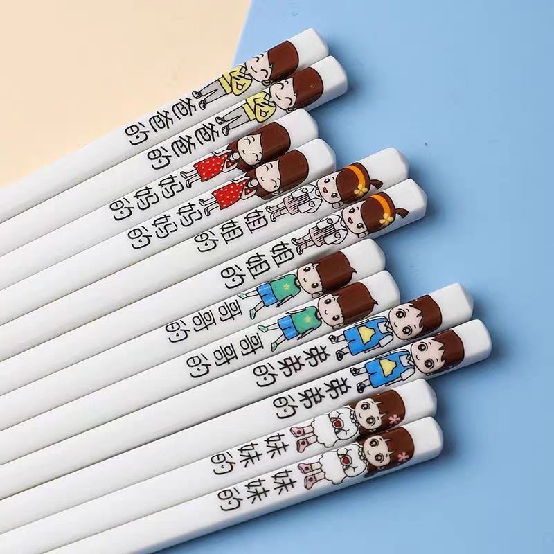 Керамические палочки для еды из Цзиндэчжэня new net celebrity chopsticks посвящены семейным палочкам для родителей и детей