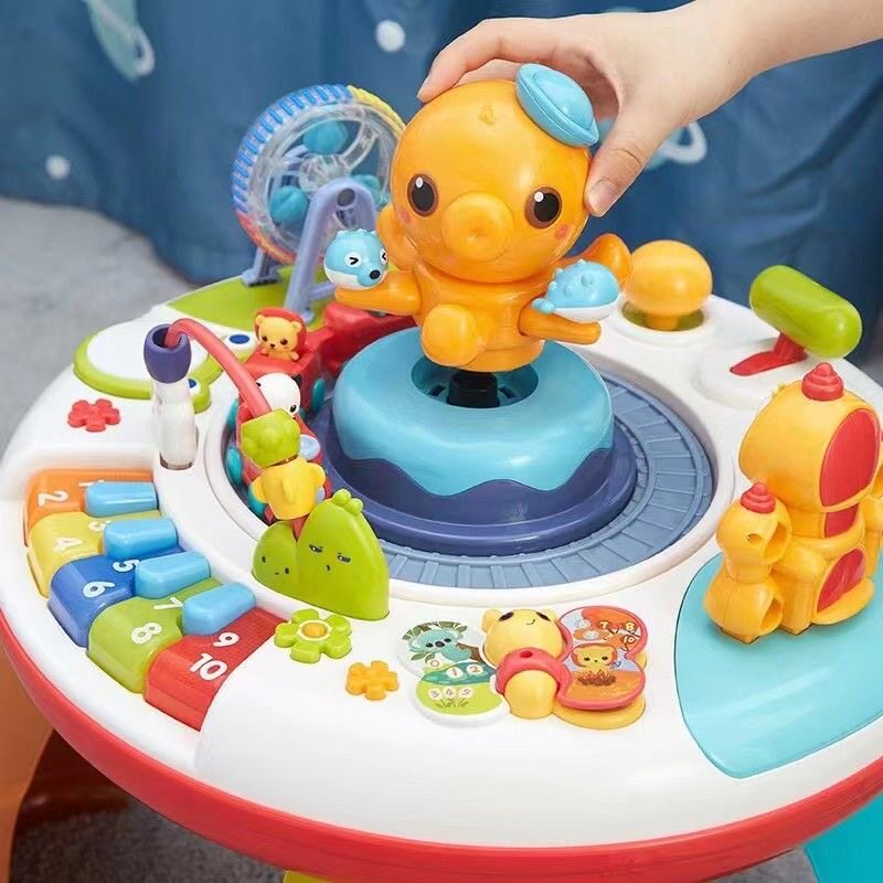 Многофункциональный игровой стол для изучения осьминога для младенцев Gu Yu